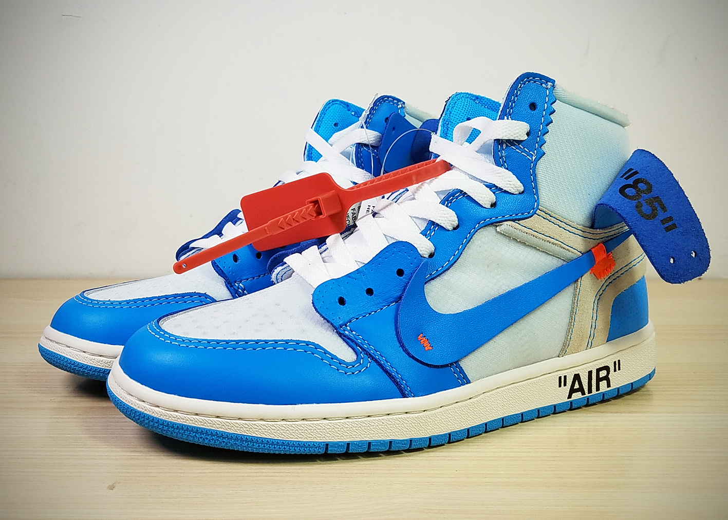 Off-white Air Jordan 1 UNC Shoes - Click Image to Close